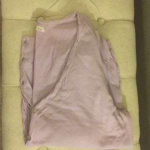 OLD NAVY cardigan w/ shell buttons crinkle edge.